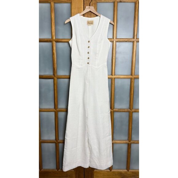Vintage Pants - VINTAGE Bronson Wide Leg Sleeveless Jumpsuit size 11-12